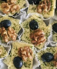 Canapé mit Leerdammer