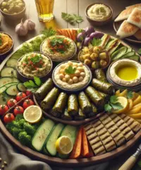 Levantinische Fingerfood-Platte
